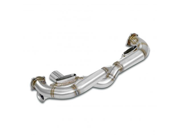 FRONT EXHAUST PIPE RH/LH (WITH EXCHANGERS) SUPERSPRINT PORSCHE 993 3.6I TURBO 95+