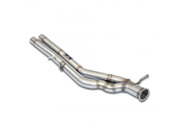 CENTRAL EXHAUST PIPE RH/LH SUPERSPRINT AUDI RS Q3 2.5 TFSI QUATTRO (400HP) 2020+ (WITH VALVE)