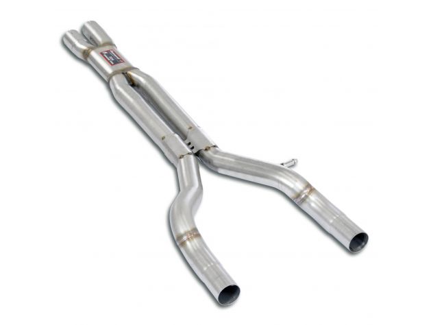 CENTRAL PIPE KIT RH/LH H-PIPE SUPERSPRINT JAGUAR F-TYPE COUPÈ/CONVERTIBLE (3.0L V6 SUPERCHARGED 340HP) 2014-2019 (WITH VALVE)