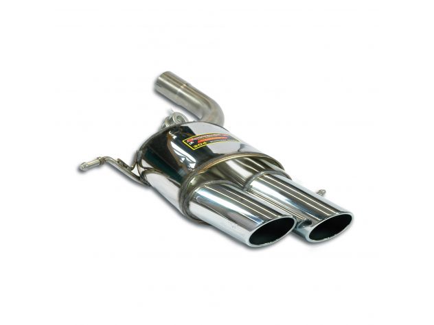 REAR EXHAUST LEFT 100X75 WITH VALVE SUPERSPRINT MASERATI QUATTROPORTE 4.2I V8 (400HP) 2003-2007 (WITH VALVE)