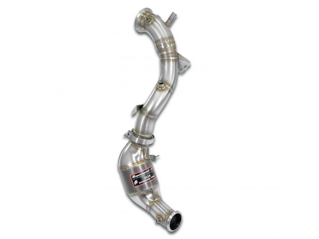 DOWNPIPE SINISTRO + CATALIZZATORE SUPERSPRINT MERCEDES R232 SL 55 AMG ROADSTER 4MATIC+ (4.0L V8-476HP CON GPF) 2022+