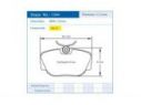 COPPIA PASTIGLIE ANTERIORI PAGID BMW 3 (E30) 318 IS 100 KW 09/89-08/91